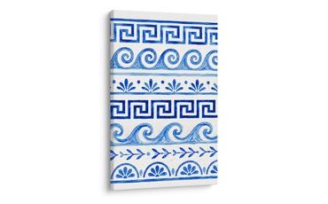 WANDBILD MEDITERRANE BLAUE MUSTER - WANDBILDER NACH MOTIV - BILDER
