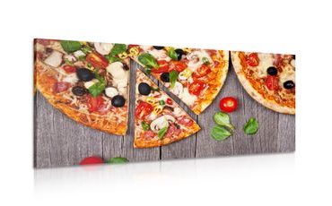 WANDBILD PIZZA - BILDER VON ESSEN UND GETRÄNKEN - BILDER