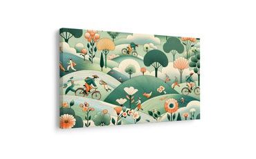 КАРТИНА НА ПЛАТНО – ПЪТЕШЕСТВИЕ С КОЛЕЛО ПРЕЗ ПРИРОДАТА - КАРТИНИ ПОЛЕ И МОРАВИ - КАРТИНИ