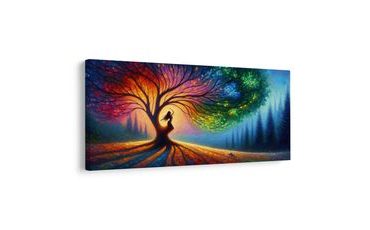 OBRAZ BAREVNÁ HARMONIE STROMU ŽIVOTA - OBRAZY STROMY ŽIVOTA - PICTURES