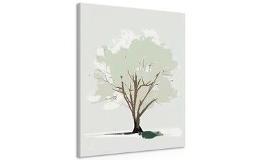 IMPRESSION SUR TOILE ARBRE AVEC UNE TOUCHE DE MINIMALISME - IMPRESSIONS SUR TOILE ARBRES ET FEUILLES - IMPRESSION SUR TOILE