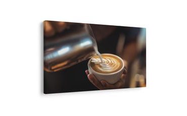 KÉP LATTE ART CSÉSZÉBEN - KÉPEK ÉTELEKKEL ÉS ITALOKKAL - KÉPEK