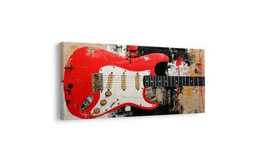 SLIKA CRVENA ELEKTRIČNA GITARA - GLAZBENE SLIKE - SLIKE