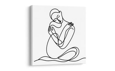 OBRAZ JEMNÁ KRÁSKA V MINIMALISMU - OBRAZY ŽENY - OBRAZY