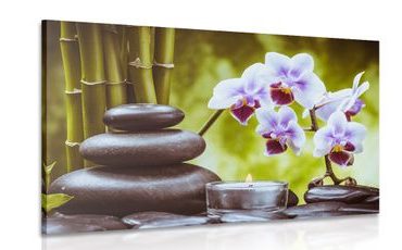 WANDBILD SPA-STILLLEBEN - BILDER MIT FENG SHUI-MOTIVEN - BILDER