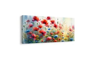 OBRAZ KVETOUCÍ POLE MÁKŮ A CHRP - PICTURES OF FIELDS AND MEADOWS - PICTURES