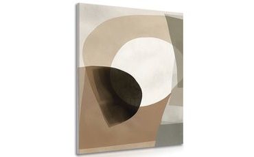 CANVAS PRINT ABSTRACT SHAPES NO1 - PICTURES OF ABSTRACT SHAPES - PICTURES