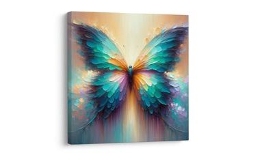 SLIKA LEPTIR U NIJANSAMA DUGE - SLIKE LEPTIRA - SLIKE