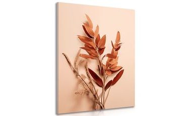 OBRAZ LISTY PEACH FUZZ - OBRAZY STROMY A LISTY - OBRAZY