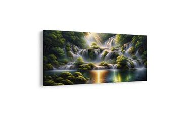 OBRAZ TRBLIETAJÚCE SA VODOPÁDY - OBRAZY VODOPÁD - OBRAZY
