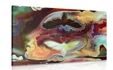 OBRAZ MYSTICKÁ SILUETA - ABSTRAKTNÍ OBRAZY - OBRAZY