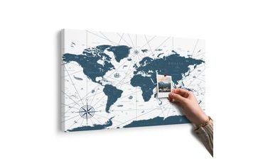 PARAFA KÉP TÉRKÉP KÉK KIVITELBEN - PARAFA KÉPEK - KÉPEK