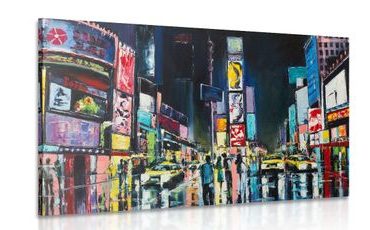 IMPRESSION SUR TOILE COLORÉ NEW YORK - IMPRESSIONS SUR TOILE DE VILLES - IMPRESSION SUR TOILE