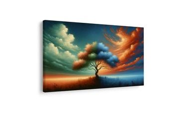 OBRAZ STROM ŽIVOTA V BAREVNÉM VÍRU - OBRAZY STROMY ŽIVOTA - OBRAZY