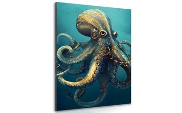 OBRAZ MODRO-ZLATÁ CHOBOTNICA - OBRAZY VLÁDCOVIA ŽIVOČÍŠNEJ RÍŠE - OBRAZY