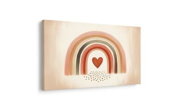 OBRAZ DUHOVÝ DOTEK LÁSKY - OBRAZY LÁSKA - OBRAZY