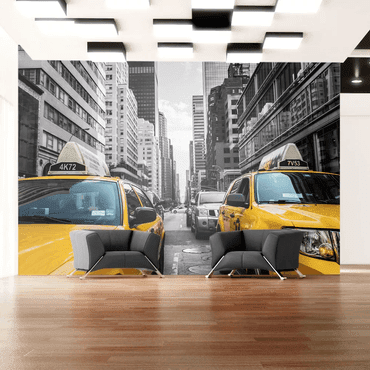 Tapeta žlté taxíky v New Yorku dovido