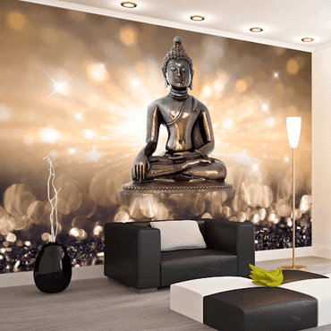 Tapeta Buddha v metalických barvách