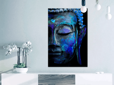 Obraz Budha s modrou kožou
