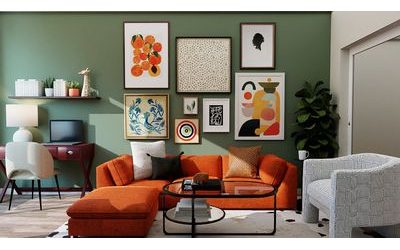 Jak rozmístit obrazy na zeď co nejefektivněji