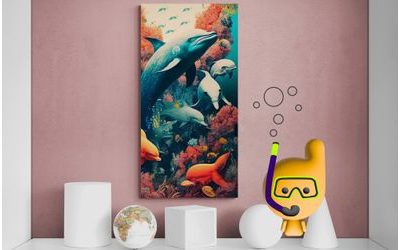 Surrealistické obrazy podmorský svet: Oživte svoj interiér unikátnymi motívmi!