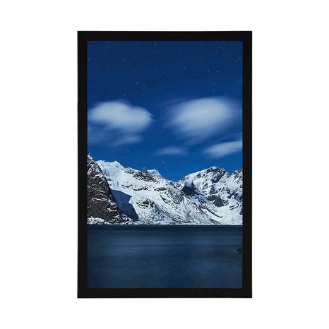 POSTER – PAESAGGIO NOTTURNO IN NORVEGIA - NATURA - POSTER