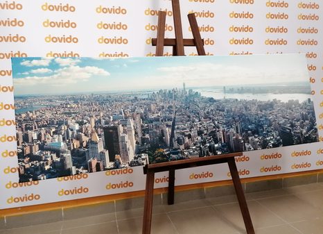 TABLEAU SUR TOILE – VUE SUR LE CENTRE ENCHANTEUR DE NEW YORK - TABLEAUX DE LA VILLE - TABLEAUX