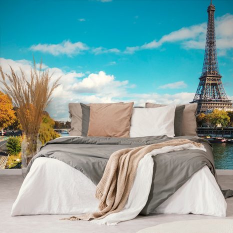 SELF ADHESIVE WALL MURAL BEAUTIFUL PANORAMA OF PARIS - SELF-ADHESIVE WALLPAPERS - WALLPAPERS