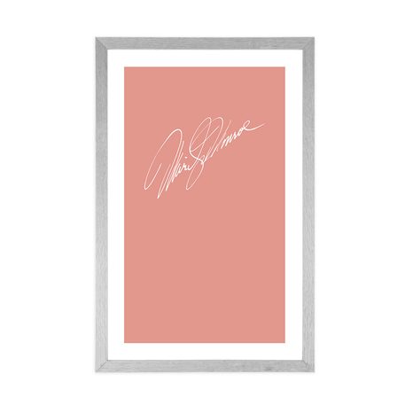 PLAKÁT S PASPARTOU PODPIS MARILYN MONROE - MOTIVY Z NAŠÍ DÍLNY - PLAKÁTY