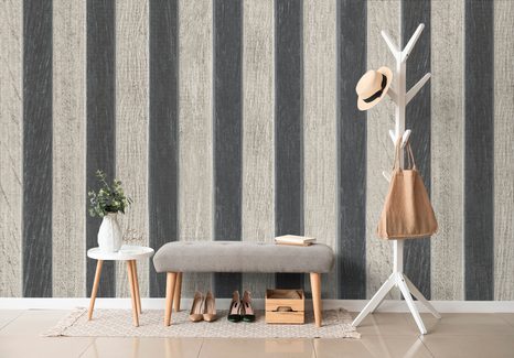 CARTA DA PARATI – IMITAZIONE LEGNO CON TOCCO VINTAGE - CARTA DA PARATI IMITAZIONE DEL LEGNO - CARTA DA PARATI