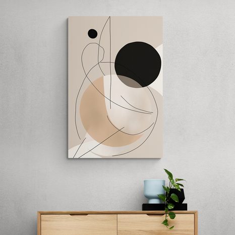 WANDBILD ABSTRAKTE FORMEN NO8 - WANDBILDER ABSTRAKTE FORMEN - BILDER