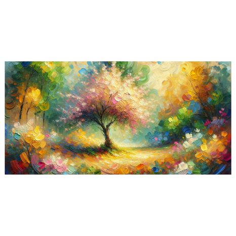 OBRAZ KOUZLO BAREVNÉHO STROMU ŽIVOTA - OBRAZY STROMY ŽIVOTA - OBRAZY