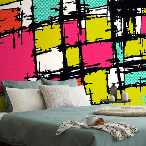 TAPETA STYLOWY POP-ART - TAPETY ABSTRAKCYJNE - TAPETY