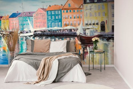 TAPETE ÖLGEMÄLDE VENEDIG - TAPETEN IMITATION VON ÖLGEMÄLDE - TAPETEN