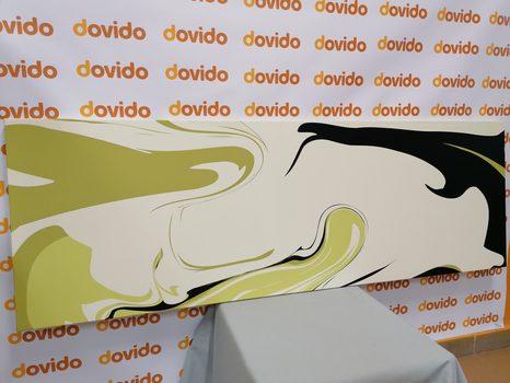 OBRAZ MODERNÍ ZELENÁ ABSTRAKCE - ABSTRAKTNÍ OBRAZY - OBRAZY