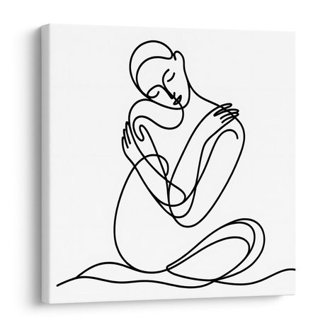 OBRAZ JEMNÁ KRÁSKA V MINIMALISMU - OBRAZY ŽENY - OBRAZY