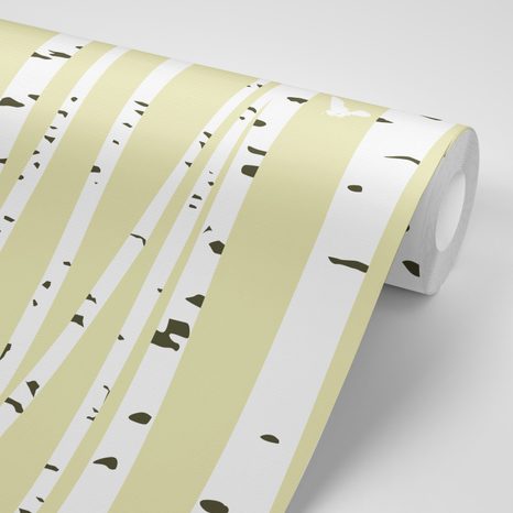 TAPETA BŘEZOVÝ LES - TAPETY PŘÍRODA - TAPETY