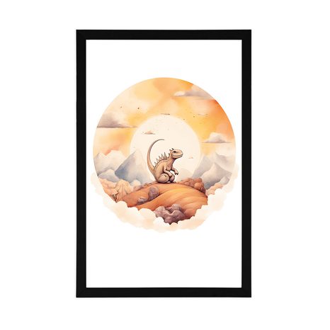 POSTER – MONDO DEI DINOSAURI SOGNANTE - ANIMALI DA SOGNO - POSTER