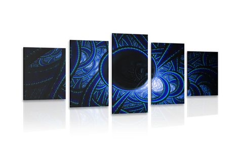 5-PIECE CANVAS PRINT MYSTERIOUS PATTERNS - ABSTRACT PICTURES - PICTURES