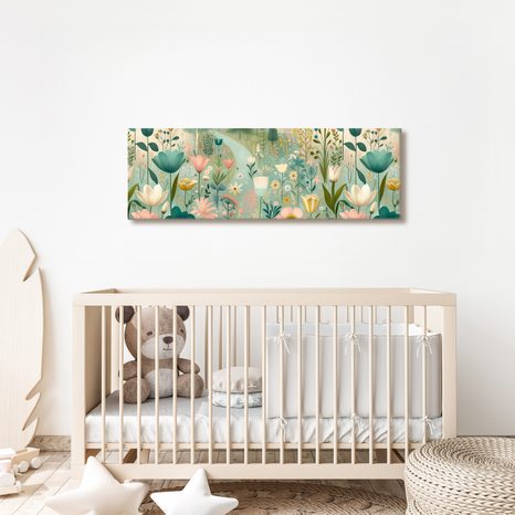 OBRAZ ROZKVETLÁ LOUKA V TICHÉM ÚDOLÍ - OBRAZY KVĚTŮ - OBRAZY