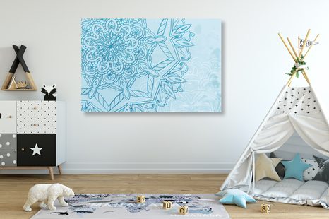 TABLOU MANDALA ÎN MOTIV DE IARNĂ - TABLOURI FENG SHUI - TABLOURI