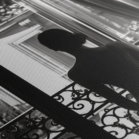 OBRAZ SILUETA U OKNA - OBRAZY ŽENY - OBRAZY