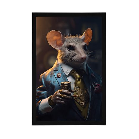 POSTER – GANGSTER ANIMALE RATTO - GANGSTER ANIMALI - POSTER