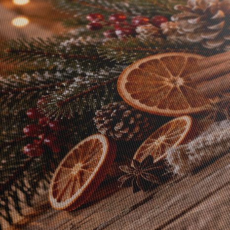 CANVASTAVLA MYSIG ADVENTSDEKORATION MED KOTTAR - JUL- OCH VINTERTAVLOR - TAVLOR