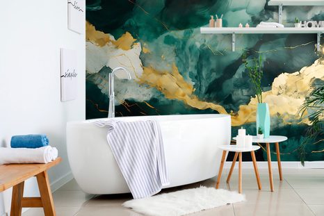 TAPÉTA ZÖLD MÁRVÁNY HATÁSÚ - MÁRVÁNY TAPÉTA - TAPÉTÁK