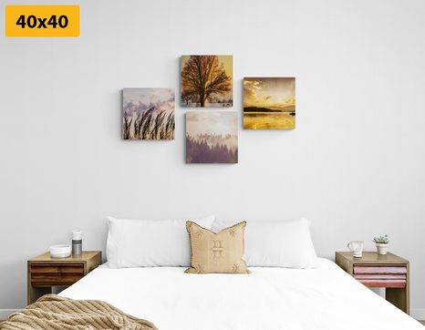 SET OBRAZŮ PŘÍRODNÍ KRÁSY - SESTAVY OBRAZŮ - OBRAZY