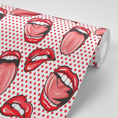 CARTA DA PARATI AUTOADESIVA – IN STILE POP ART - CARTA DA PARATI AUTOADESIVE - CARTA DA PARATI