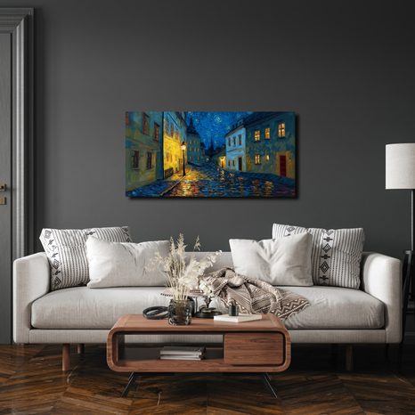 OBRAZ GWIEZDNY MIEJSKI SPOKÓJ - OBRAZY - 🔥 TOTALNA WYPRZEDAŻ