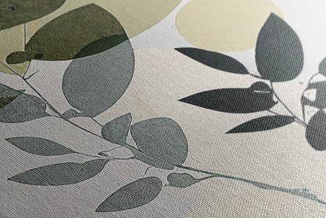 OBRAZ ROSTLINKY V BOHO PROVEDENÍ - OBRAZY STROMY A LISTY - OBRAZY