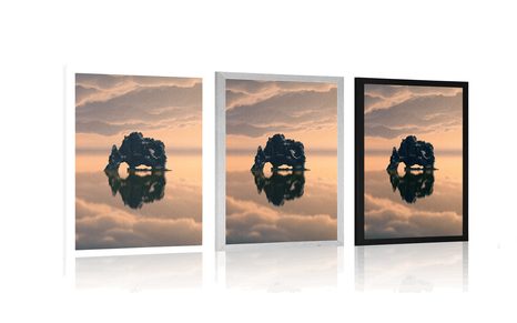 PLAGÁT SKALA POD OBLAKMI - PRÍRODA - PLAGÁTY